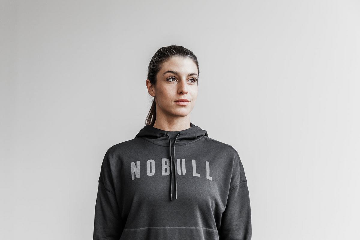 Nobull Women's Hoodie Black | Australia (GA0528)